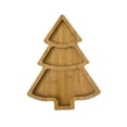 thumbnail image 2 of Walbest Christmas Tree Shaped Tray Wooden Charcuterie Dessert Boards Steak Dinner Plate Safe Easy to Clean Serving Platter for Parties Events, 2 of 8