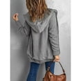 thumbnail image 3 of Suéter holgado de otoño e invierno de estilo europeo y americano, cárdigan de punto para mujer, 3 of 4
