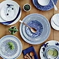 thumbnail image 2 of Royal Doulton 1815 Pacific Plate 6.3 inches, Blue Mixed Patterns, Set of 6, Porcelain, 2 of 2