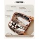 thumbnail image 3 of Travel Makeup Bag,Large Capacity Cosmetic Bags for Women,Waterproof Portable Pouch Open Flat Toiletry Bag Make up Organizer with Divider and Handle, 3 of 4