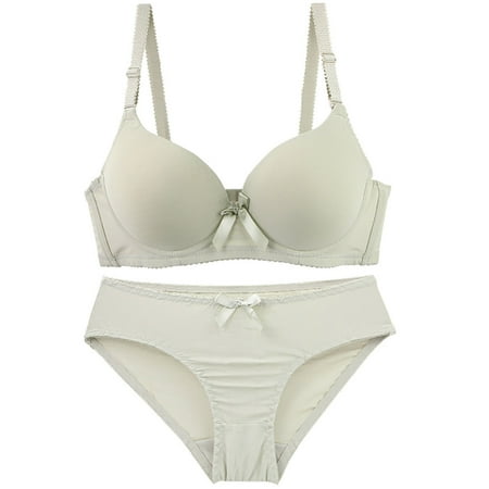 Taqqpue Bra and Panty Sets for Women Seamless Bralettes Lingerie Sexy Sets Comfortable Sports V Neck Bras Panty Thongs Sets
