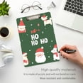 thumbnail image 3 of FORMRS Acrylic Clipboard with Low Profile Clip Standard A4 Letter Size, 12.5" x 9", Christmas Santa, 3 of 8