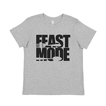 

7 ate 9 Apparel Baby s Feast Mode Thanksgiving Shirt Grey