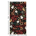 thumbnail image 3 of Vintage Halloween Door Curtain with Wizard and Bat Pattern - 35.4x70.8 Inch Spooky Door Cover Decor, 3 of 5