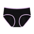 thumbnail image 1 of Braguitas menstruales impermeables de cintura alta para mujer - Talla grande, nailon/spandex, protección fisiológica - Tallas S-XL, 1 of 3