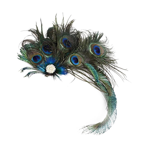 Pinza de pelo de plumas, accesorios de bricolaje, Vintage, tiara, de novia, broche de pelo para mujer, para apliques, de