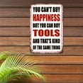 thumbnail image 5 of BTFSigns 6" x 8" Metal Aluminum Signs You Can't Buy Happiness But You Can Buy Tools Vintage Style Funny Wall Decor for Car Enthusiasts, 5 of 6