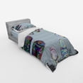 thumbnail image 3 of Ambesonne Modern Bedding Set 4 Pcs, Friends Shoes in Street, Queen, Multicolor, 3 of 3
