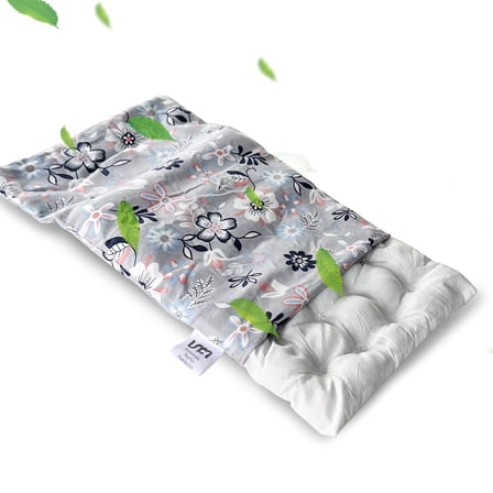 UNCN Wide Microwave Heating Pad with Washable Cover 9 '' x 15" Inch Flower Warm Compress Weighted Moist Heat Pack