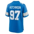 thumbnail image 3 of Men's Nike Aidan Hutchinson Blue Detroit Lions Game Jersey, 3 of 6