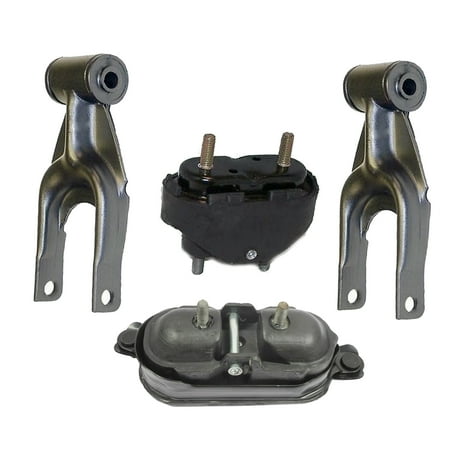 Grand Prix Header For 04-05 Pontiac Grand Prix 3.8L 2906 2866 2866 2712 Set 4PCS Engine Motor and Transmission Mount 04 05 ()
