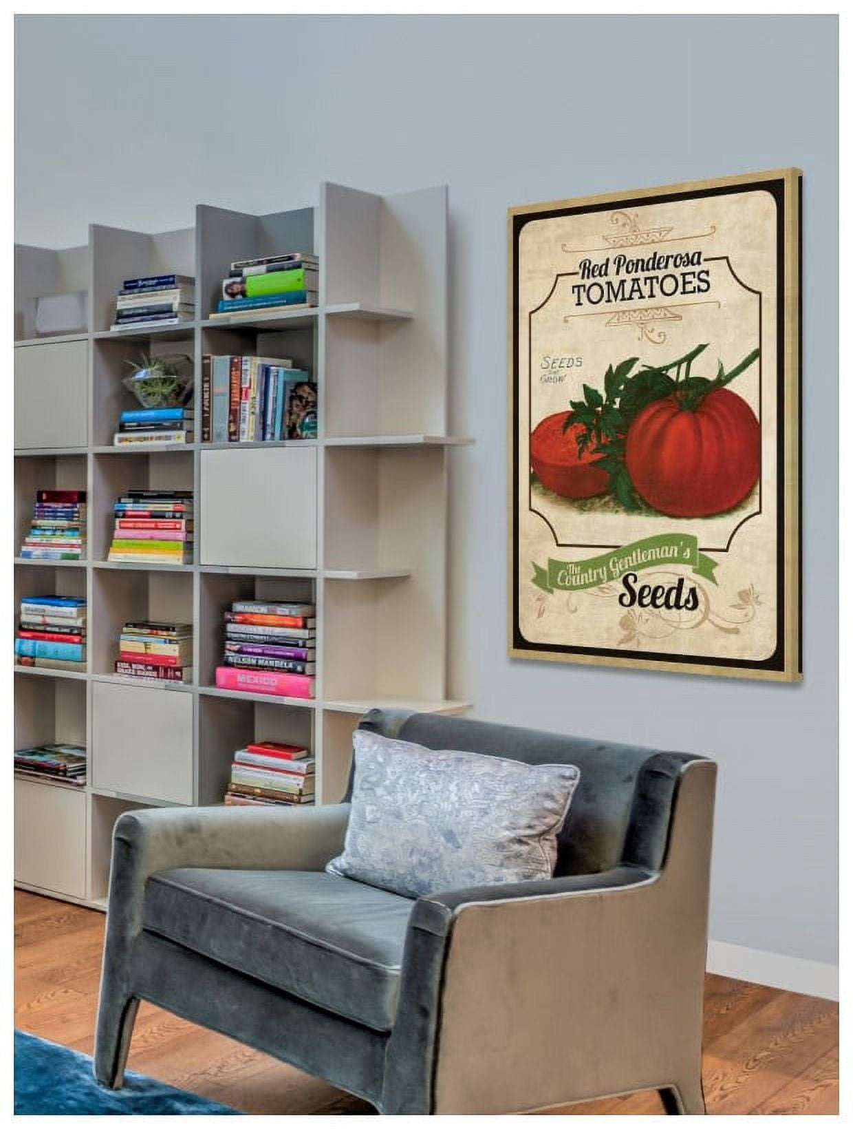 Marmont Hill "Seed Packet Tomato" Painting Print on Canvas