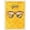 Yellow, variant on Beach Sunglasses Yellow Polkadot Flag Canvas - House Size