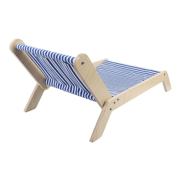 Cat Hammock Bed, Elevated Wooden Cat Hammock for Indoor Cats