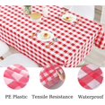 thumbnail image 4 of Jinsinto 2pcs Tablecloth Checkered Table Cover for Wedding Party, Valentines Day, Romantic Events Decorations, 54 x108 Inches, 4 of 5