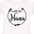 thumbnail image 4 of Inktastic World's Best Nana Girls Long Sleeve Baby Bodysuit, 4 of 5
