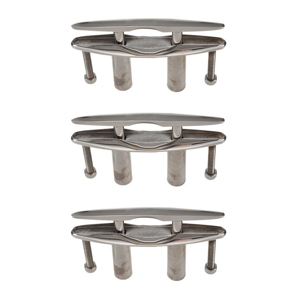 3Pc Marine 316 Acero Inoxidable Barco Pull Up Montaje Empotrado Tornillos de Elevación Botes