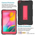 thumbnail image 4 of ELEHOLD Samsung Galaxy Tab A7 Lite Case 8.7 inch for Kids, Hybrid Shockproof Rugged Drop Protection Cover with Kickstand for Samsung Galaxy Tab A7 Lite 8.7" SM-T220/T225/T227 2021,Black + Red, 4 of 4