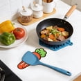 thumbnail image 6 of Carrot Silicone Pot Lid Organizer, Small Spoon Rest, Non-Slip Lid & Spoon Holder for Countertop, Stove Top, 1 Pcs Kitchen Gadget, Gift for Home Cooks, 6 of 9