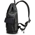 thumbnail image 3 of Mochila de cuero Pu, mochila multifuncional de gran capacidad para ordenador portátil universitario, mochila de viaje informal, mochila de día para adultos y jóvenes Petmoko A55, 3 of 7