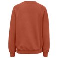 thumbnail image 5 of Women Fashion Hoodie Oversized Sweatshirt Casual Pullover Tops for Fall Winter Orange,XL, 5 of 8