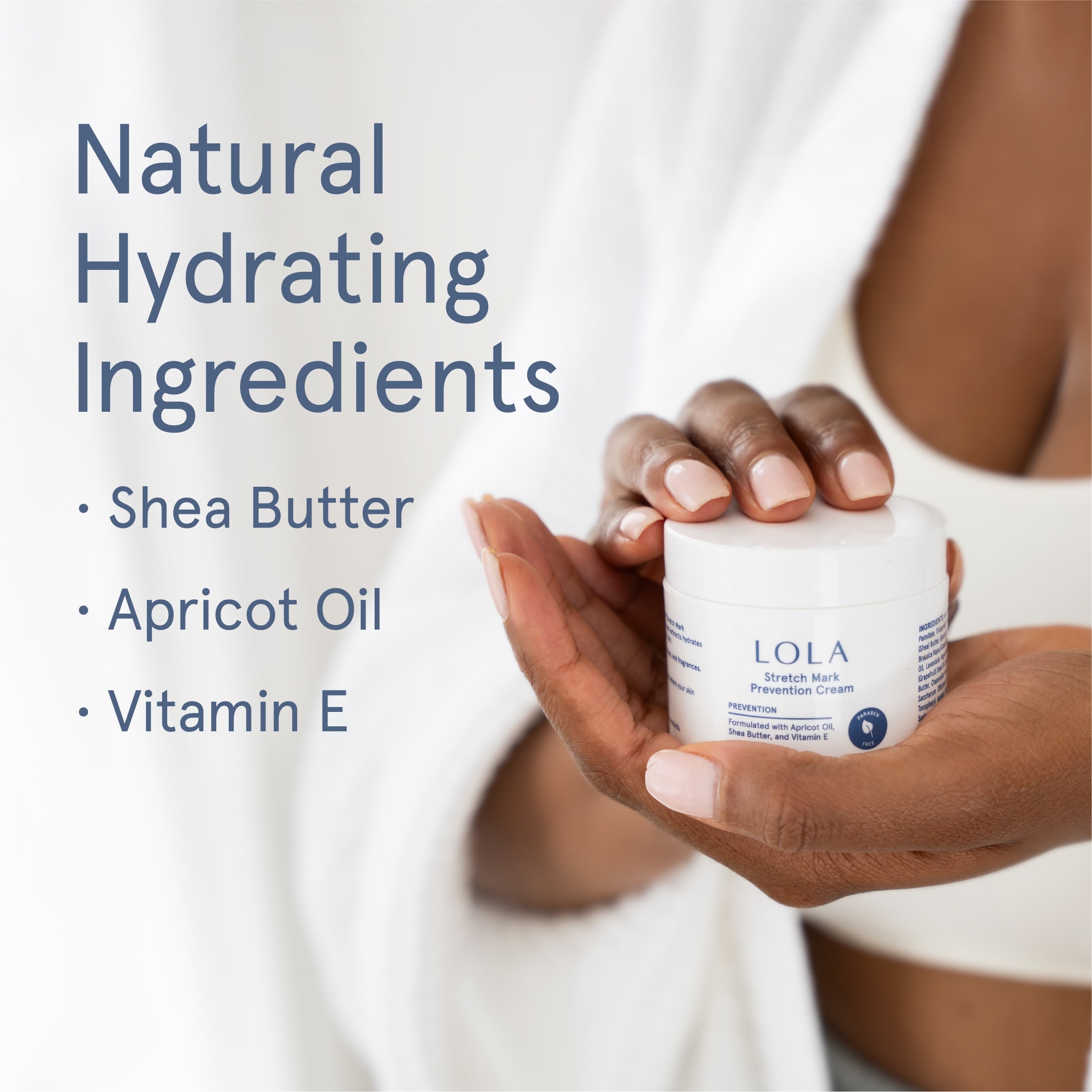 LOLA Stretch Mark Cream - Paraben Free - Made from 15