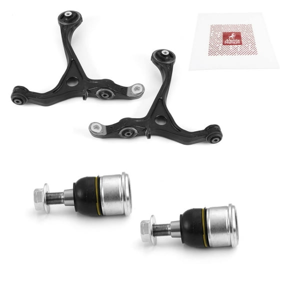 Metrix Premium Chassis Parts - 4 PC Front Lower Control Arm Front Lower Ball Joint Kit Fits 04-06 Acura TL