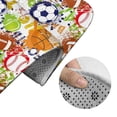 thumbnail image 5 of Yiaed Balls Print Bathroom Mat Set 2 Pieces Mat Anti-Skid Pad Ultra Soft and Absorbent Bathroom Bath Mat Contour Bath Rugs for Toilet Base, 5 of 6