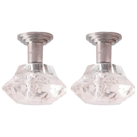 

Eease 2PCS Dollhouse Crystal Chandelier 1/12 Scale Mini Ceiling Light Furniture Model