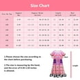 thumbnail image 4 of Kids Sanderson Nightie Nightwear Sleeping Shirt Ruffle Dress Cartoon Sleepwear, 4 of 7
