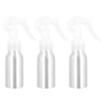 thumbnail image 1 of Shisuyan 3Pcs Aluminum Sprayer Bottle Portable Press Bottle Liquid Dispenser Silver, 1 of 8
