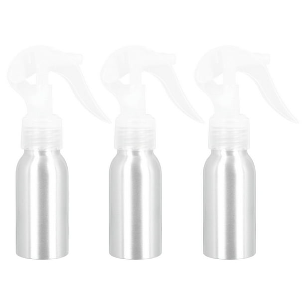 3 unids pulverizador de aluminio botella de prensa portátil pression dispensador de líquido plata