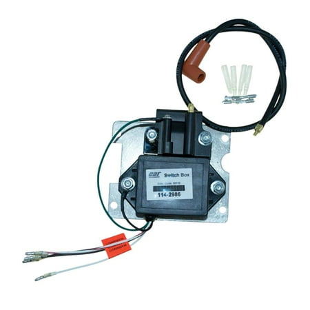 1970-1979 Mercury/Mariner V6 50-150HP Switch Box Compatible with Cross Flow 2-Stroke Outboard Motor Configuration 3322986A10 Engine Range Replaces 332-2986A10 114-2986 Marine Ignition