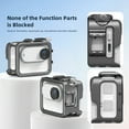thumbnail image 2 of Aluminum Alloy Protective Frame Cage for 360 GO 3 Action Camera with Protective Cover 2-Claw Adapter Included, 2 of 8