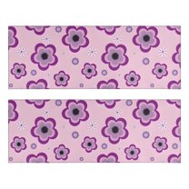 Kitchen Rugs Sets Of 2,Pioneer Flower Floral Print Pattern Anti Fatigue Kitchen Mat Rugs Non Slip Washable,Decorative Kitchen Floor Mats for Kitchen,Sink,Laundry,17"X47"