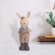 thumbnail image 2 of Adorno de estatua de conejo adorable, conejito de Pascua, figuras artesanales, escultura de animales para masculino, 2 of 9