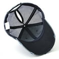 thumbnail image 5 of CoCopeaunt New Fashionable Wash Cotton Visor Hat Light Plate Horse Tail Baseball Cap Broken Net Cap, 5 of 6