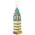 thumbnail image 3 of Northlight 5.5" Golden Big Ben Glittered Glass Christmas Hanging Ornament, 3 of 5