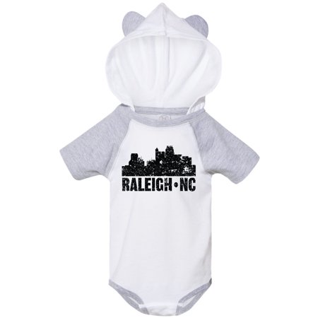 

Inktastic Raleigh Skyline Grunge Gift Baby Boy or Baby Girl Bodysuit
