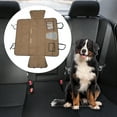 thumbnail image 2 of Unique Bargains 1 Pc Load-bearing Car Seat Cover with Safety Belts Hanging Ropes for Pet Brown, 2 of 6