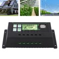 thumbnail image 1 of Contrôleur Solaire, Régulateur de Charge Solaire PWM 12V 24V 3 Étages Chargeant Double Sortie USB Multi Protection pour l'Industrie, 1 of 8