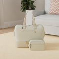 thumbnail image 2 of Bolsa de fin de semana útil para mujer con compartimento para zapatos y artículos de tocador, 2 of 7