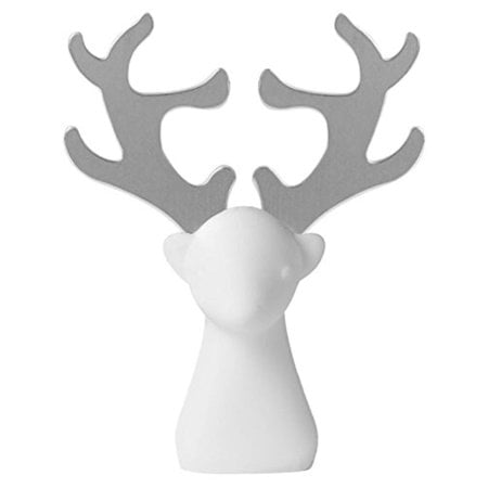 nod products Deer Antlers Silicone Handled Stainless Steel Bottle Opener