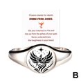 thumbnail image 1 of BOWTONG Rise From Ashes Phoenix Signet Inspiring Rise from Ashes Phoenix from Rising with Phoenix Ashes Motivationa, 1 of 9