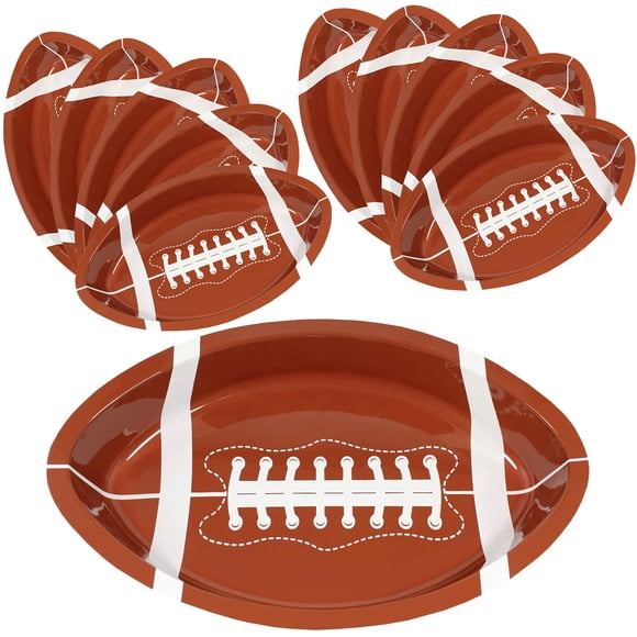 Bandejas para Snacks con Diseño de Fútbol AnapoliZ, Juego de 10, Plástico