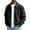 Black, variant on Men's Corduroy Jacket Casual Long Sleeve with Pockets, Fashionable Everyday Wear Jacket for Holiday & Gifts