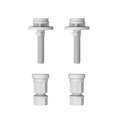 thumbnail image 2 of Kit de fijación para asiento de inodoro Mayfair Stay·Tite Upgrade de 1 x 6 cm, 2 of 7