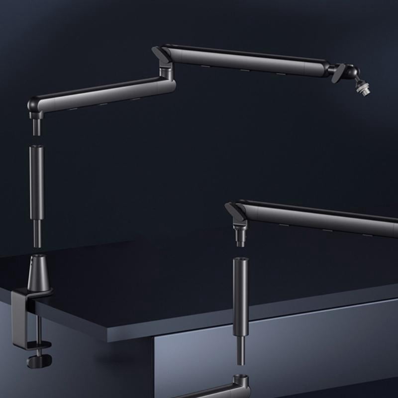 Adjustable Microphones Scissor Arm Stand Metal for Recording and Broadcasting