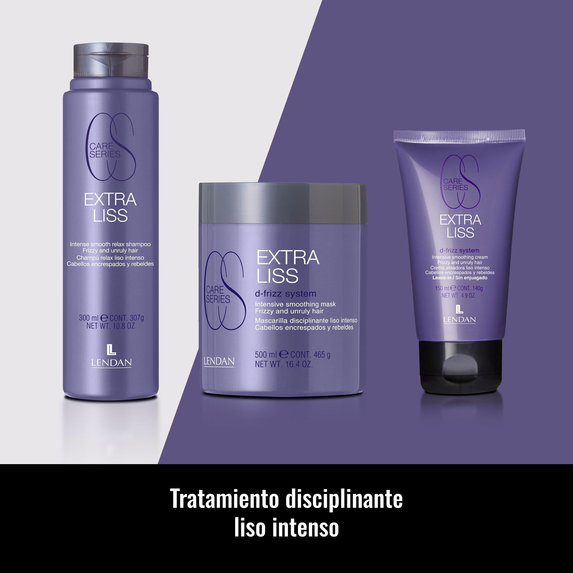 Lendan - Smoothing Hair Mask - Extra Liss Mask - 500 ml - for Frizzy and Unruly Hair - Hydrates, Nourishes, and Repairs the Cuticle - for Long-Lasting Smoothness - Anti-Frizz Hair