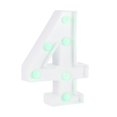 thumbnail image 2 of Número Colorido Lámpara De Noche Figura Led Número De Lámpara 0-9 Lámpara De Decoración De Luz De Modelado Con 16 Colores Cambiantes 4 Modos De Iluminación Control Remoto Para El Hogar Bar Fiesta Boda Moyic HA026552-05, 2 of 7